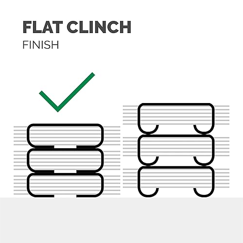 Miniatura 5 de Fellowes LX860 EasyPress Media Tira One Touch Grapadora De Escritorio, Capacidad De 40 Hojas - Blanco