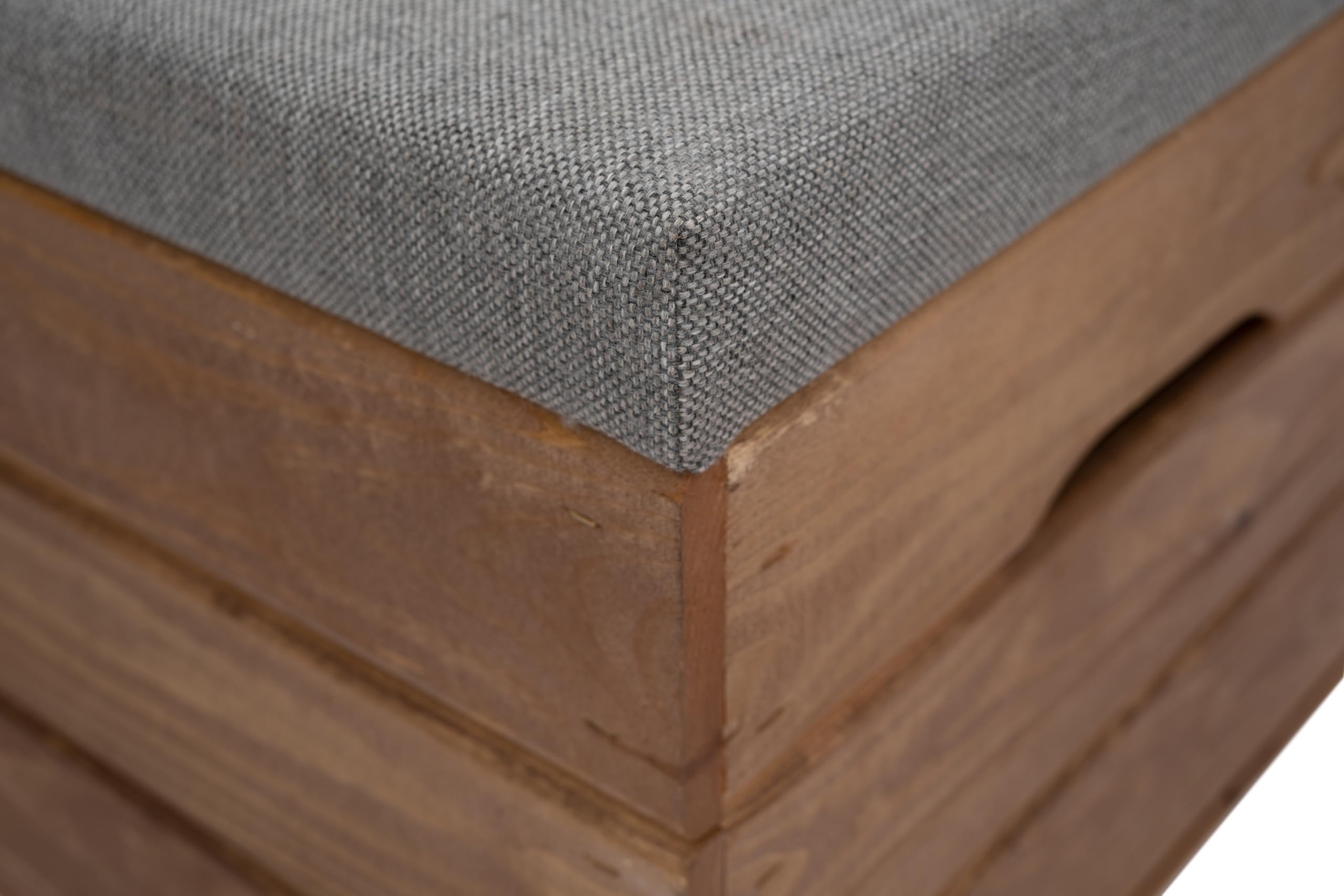 Sitztruhe mit stauraum Holz - polsterbank Sitzbox - sitzbank mit stauraum - aufbewahrungsbox mit Deckel - schuhbank mit sitzfläche 80x40x36cm