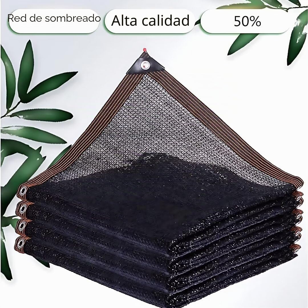 Red de Sombra Al Aire Libre 2X1m, Malla Sombreadora Jardin, Mallas de Sombreo con Ojales, Transpirable y Protector Solar, para Exterior, Patio, Plantas Flores, Balcón