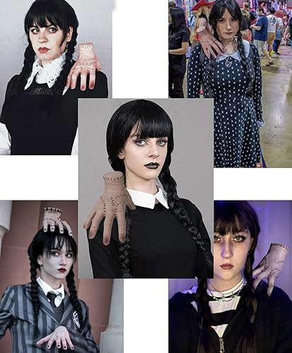 Miniatura 4 de Wednesday Addams Thing Hand por Addams Family Scary Props Decoraciones para fiesta de Halloween