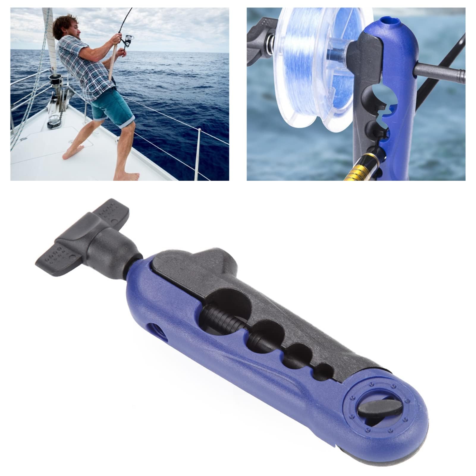 Carrete De Hilo De Pescar, Bobinador De Hilo De Pescar, Carrete De Línea De Radio Portátil Estable Ajustable, Carrete Giratorio De Lanzamiento De Cebo para Exteriores