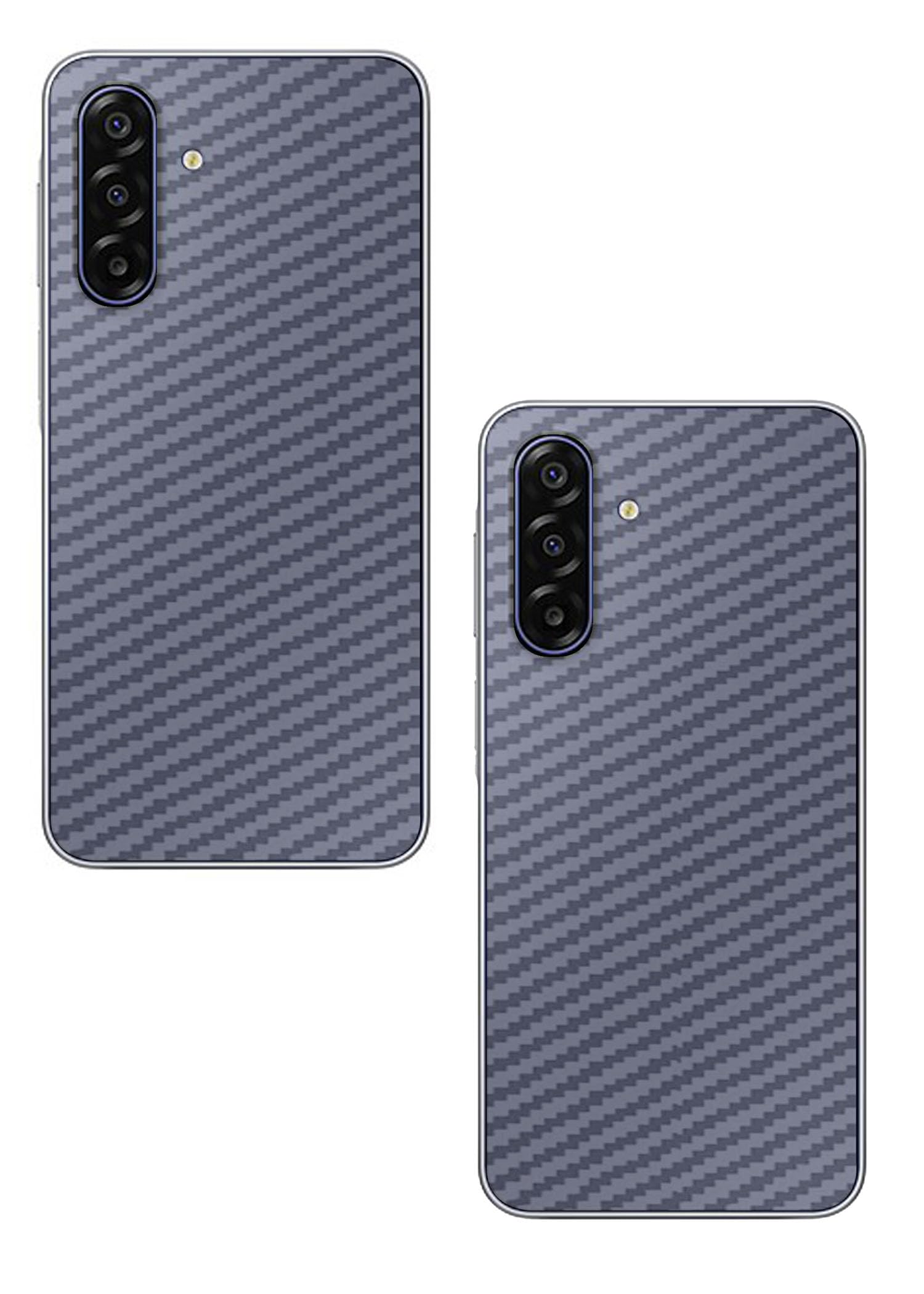 (Pack of 2) Compatible with Samsung Galaxy A17 5G / M17 5G / F17 5G Skin Sticker/Vinyl wrap/Protective Film Mobile Back Skin Carbon Fiber 3D Transparent by Candeal Mizhan(Only Back)-image-18