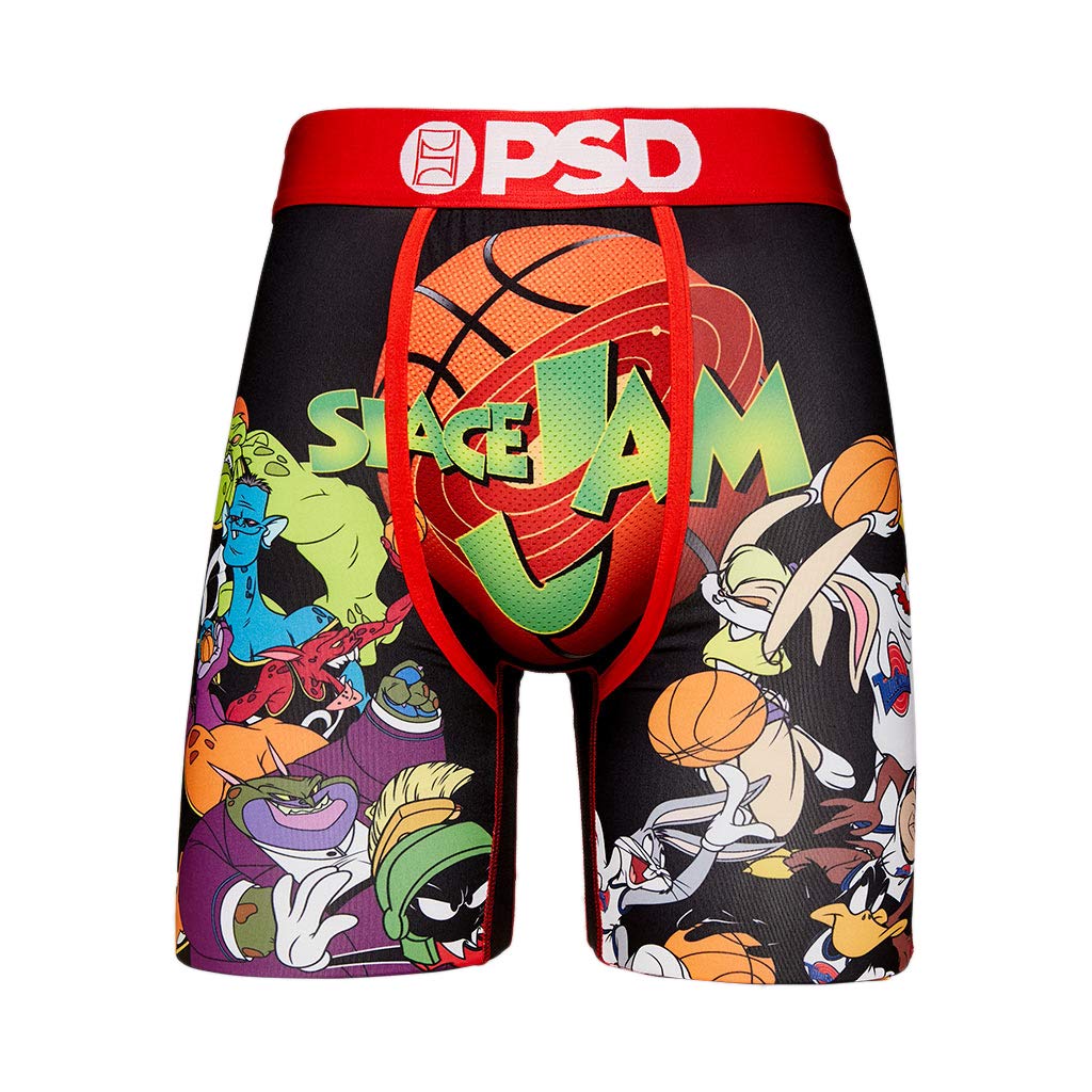 PSD Men's E - Space Jam Group Boxer Brief Underwear