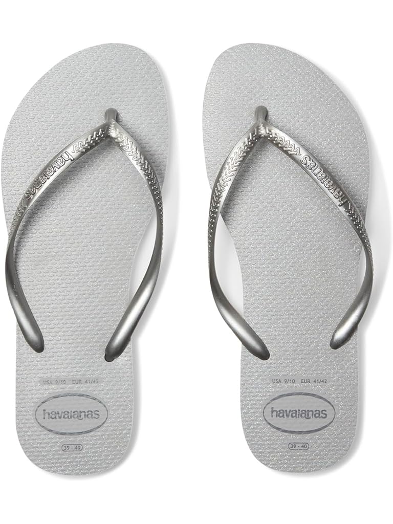 Gray Havaianas Slim Gloss Sandals