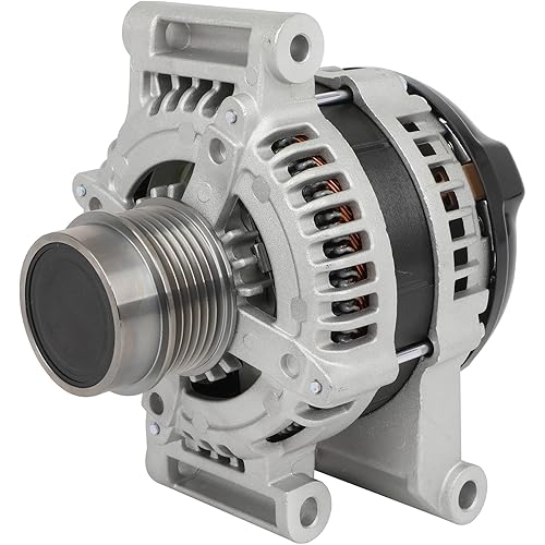 SCITOO Alternator Fit for Chevrolet for Cobalt 2005-2007 & for Saturn Ion 2004-2007, L4 2.0L - 12V 140Amp CCW 6 Groove Clutch Pulley, 2Pins Replace OE 11109 104210-4140 104210-4410 22727494