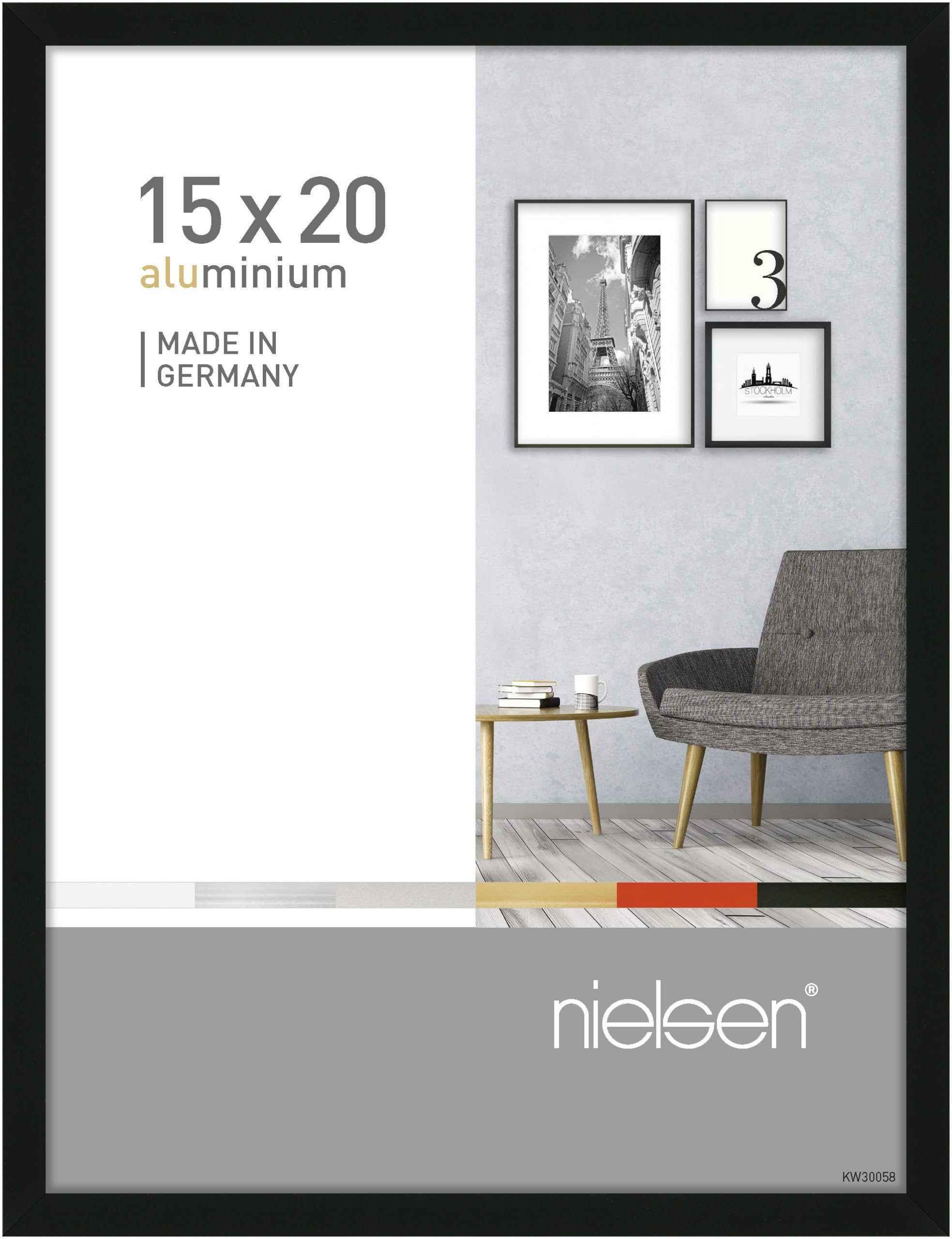 nielsen aluminium picture frame Pixel, 15x20 cm, black — image 1