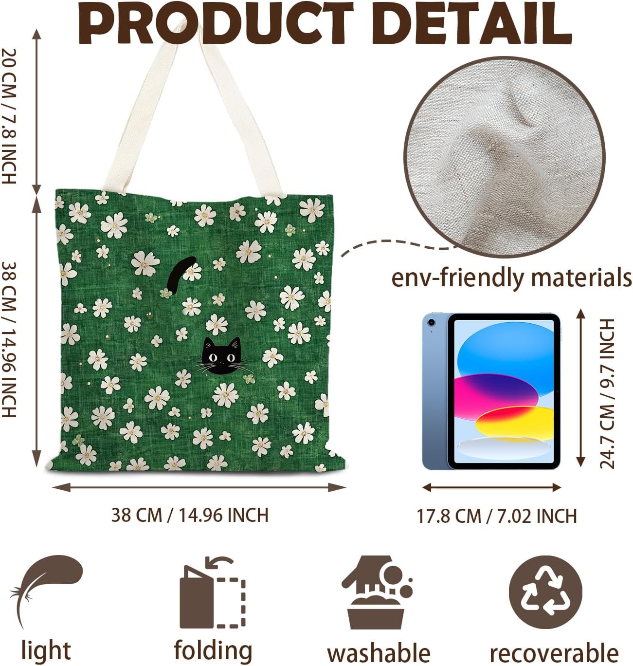 FBB Animal Cute Animals Grocery Shopping Bag - Image 4