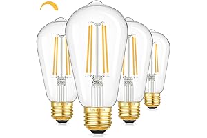 Dimmable Vintage LED Edison Bulbs: 4W LED 40W Equivalent Light Bulbs