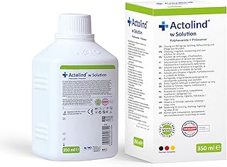 w Solution antiseptische Wundspüllösung – für die professionelle Wundversorgung | Medizinprodukt CE III | 350 ml