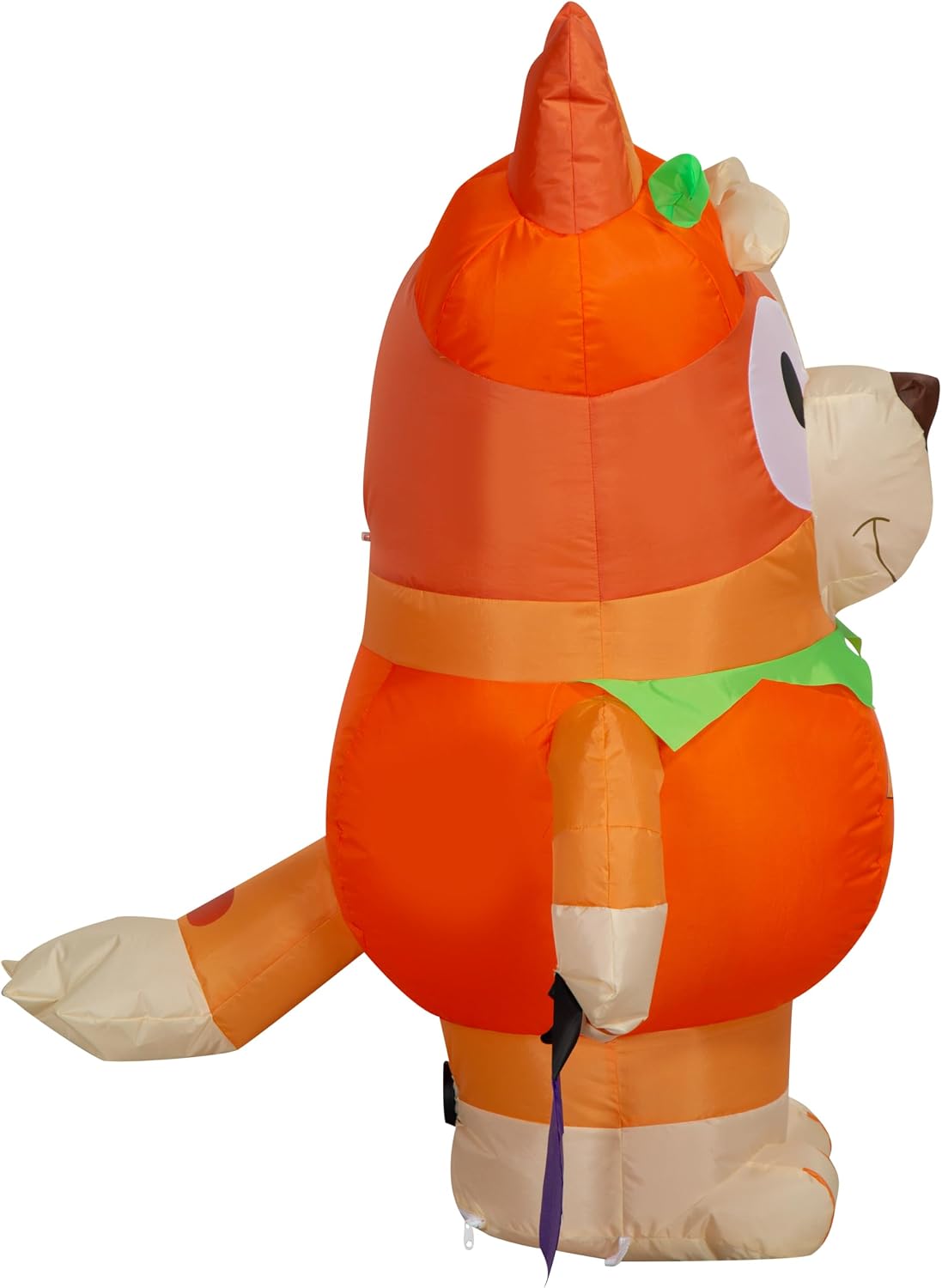 Gemmy Airblown Inflatable Bingo in Pumpkin Costume Bluey, 3.5 ft Tall, Multicolored