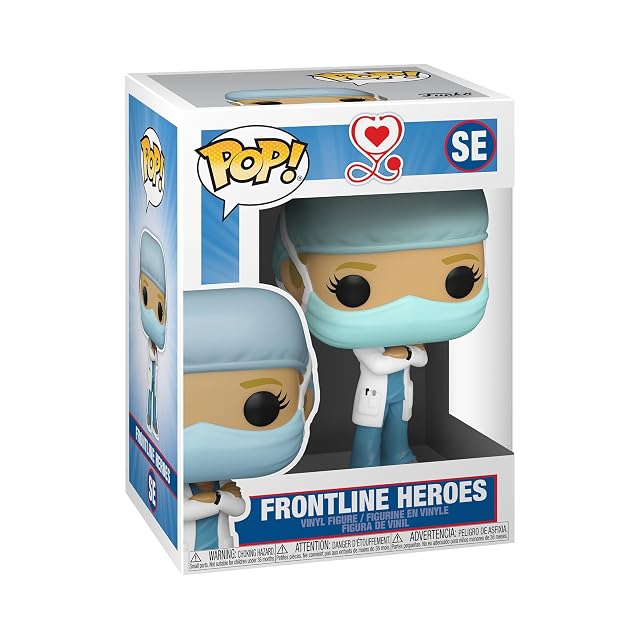 Funko POP! Heroes: Front Line Worker-Female #1 Collectible Toy