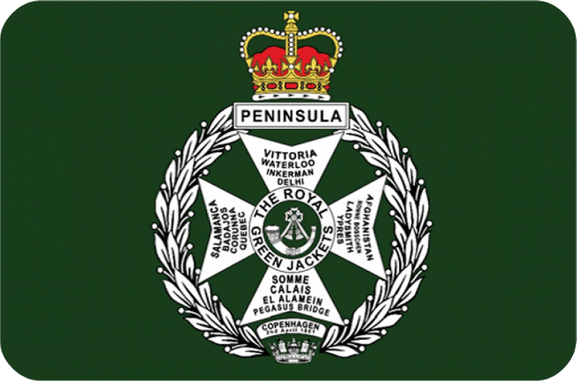 Royal Green Jackets Military Rectangle Fridge Magnet Fantastic Souvenir