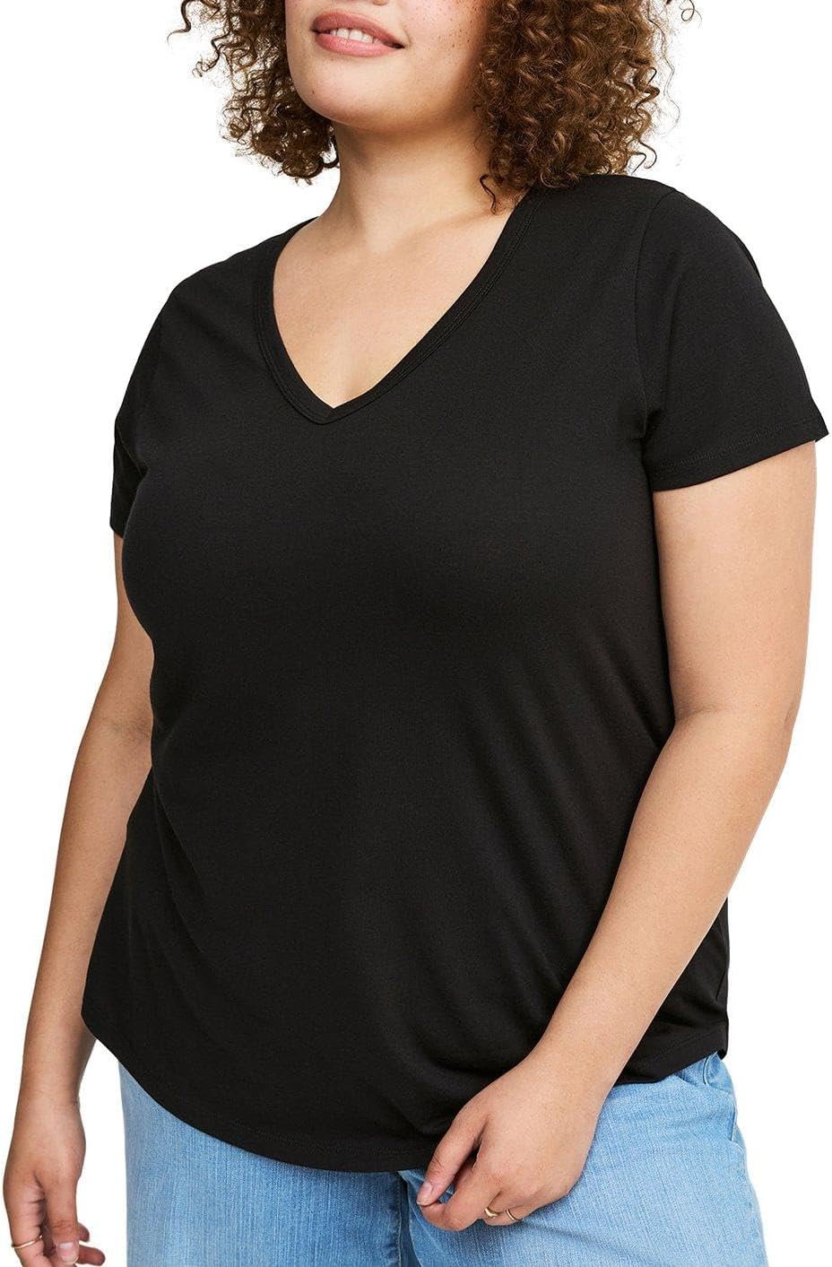 Torrid Women's Plus Size Girlfriend Signature Jersey V-Neck Tee