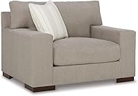 Vista 21 de Signature Design by Ashley Maggie - Otomana contemporánea, color blanco hueso