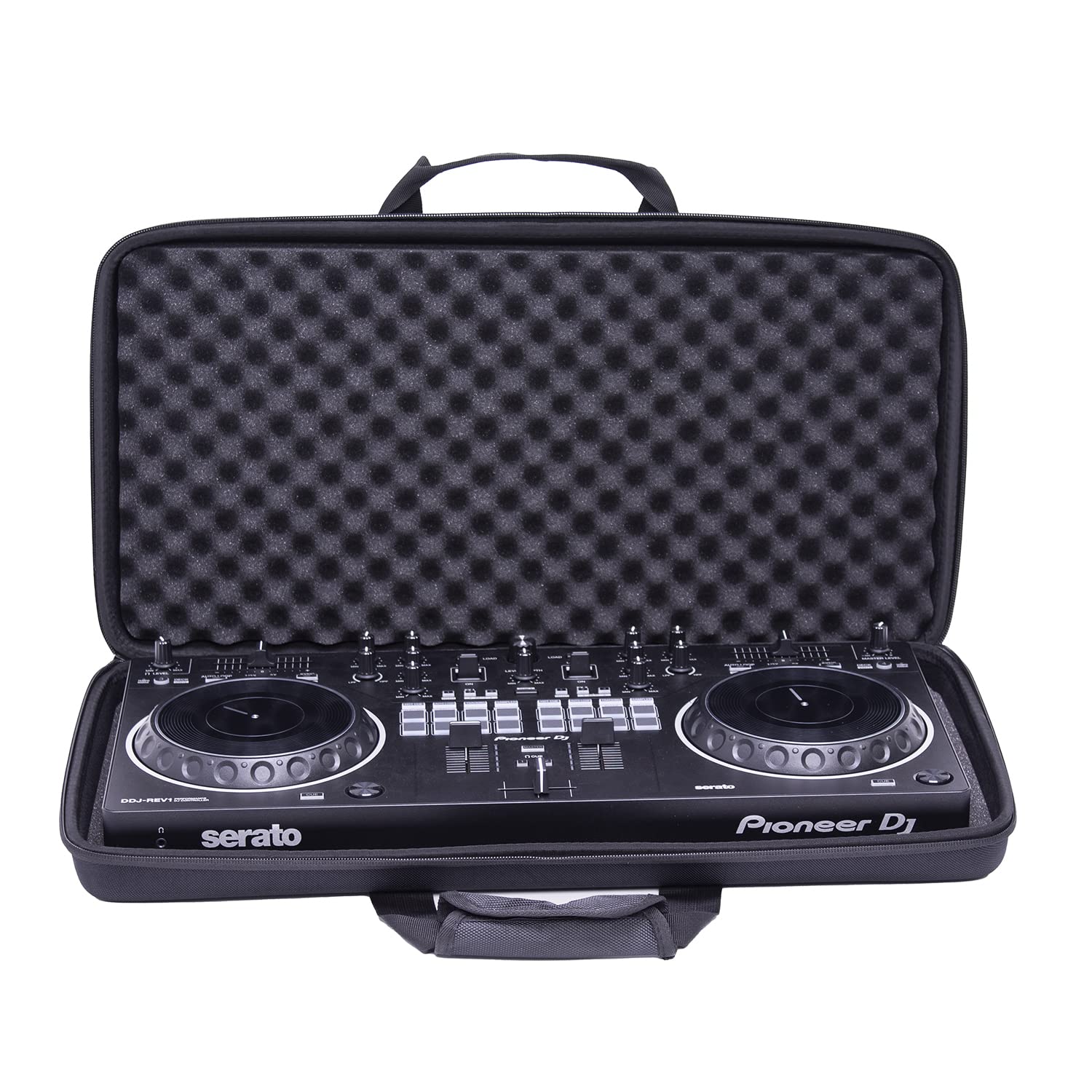 Protekt DDJ-REV1 Plus Series BREV1 - Borsa rigida per DJ Pioneer DJ Controller, Nero , 590 x 320 x 100 mm, Borsa per controller DJ