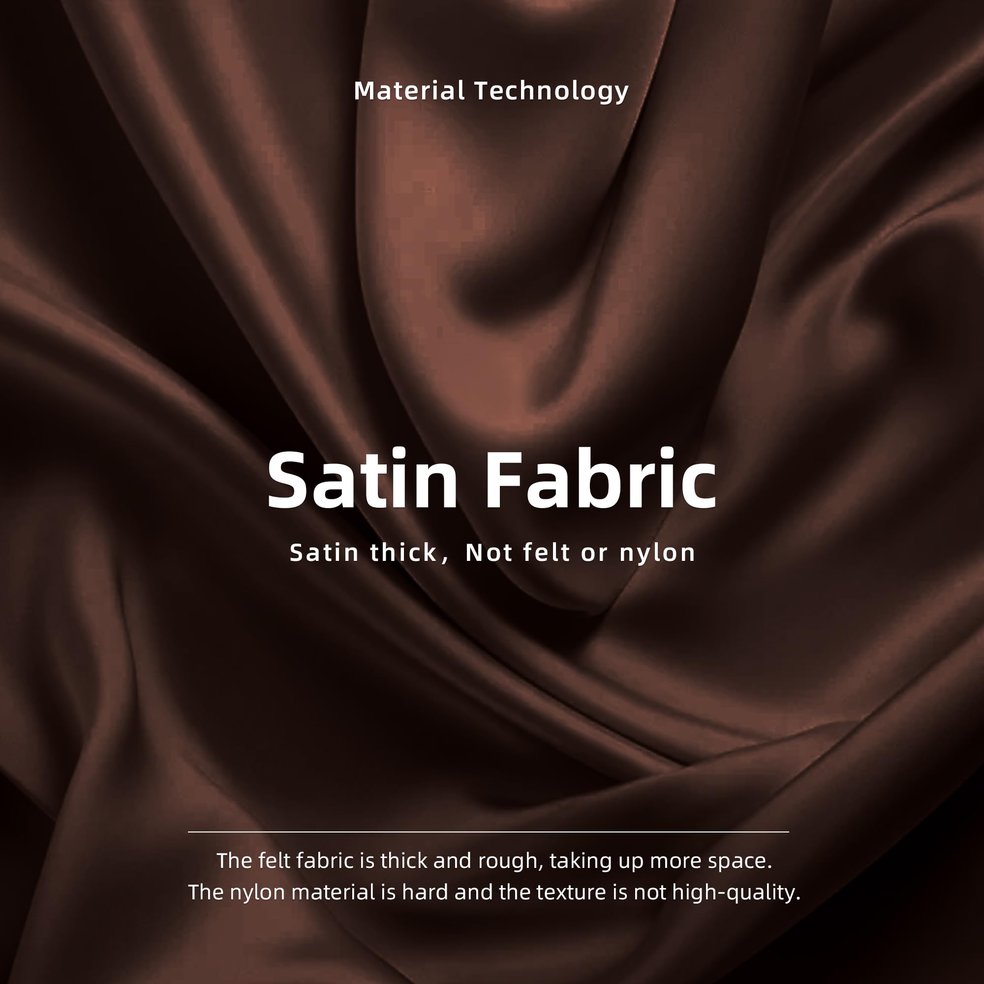 DGAZ Satin Innenfutter für Speedy 30, Taschen Einlage, Global Brown