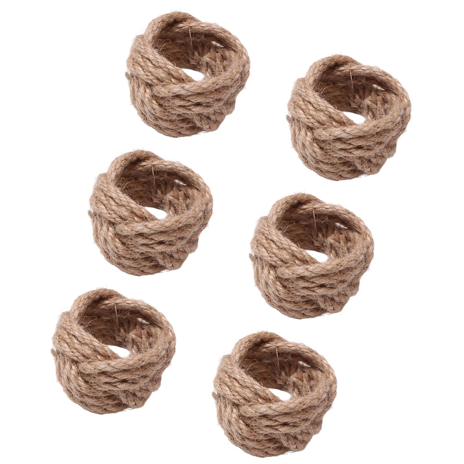 Handwoven Jutes Napkin Accessories for Dining Table Woven Napkin Holders Kitchen Table Decoration Rings for Event