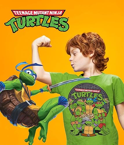 Miniatura 5 de Camiseta de las Tortugas Ninja (Conjuntos) Michelangelo Leonardo Raphael Donatello TMNT Traje Disfraz Camiseta Cumpleaños de Niños Pequeños a Ropa