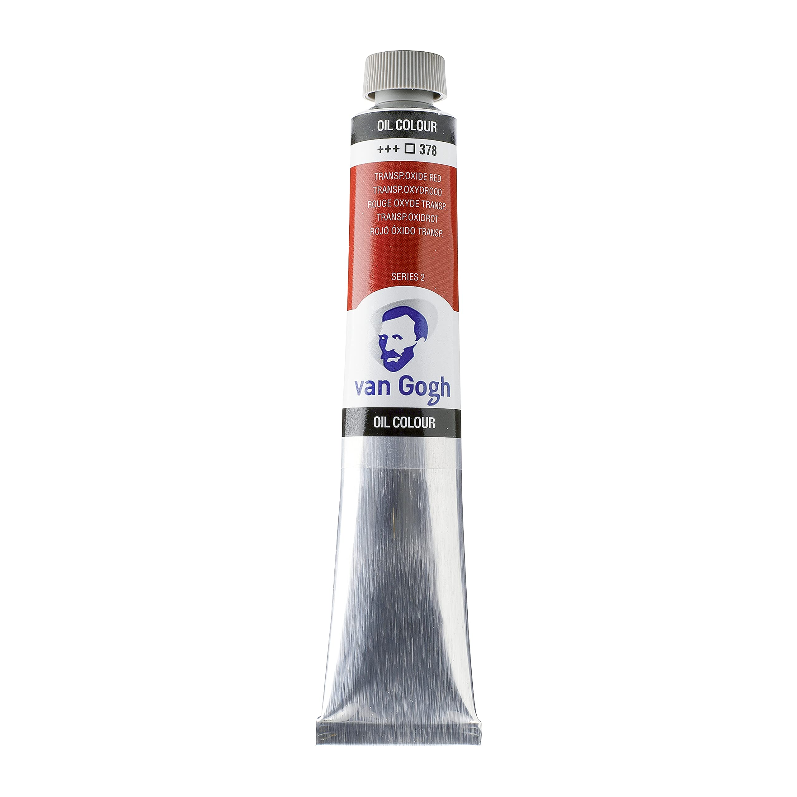 Van Gogh Transparent Oxide Red Oil Colour - 378-60 Ml Tube - High Pigmentation & Lightfastness - Artist Grade Paint