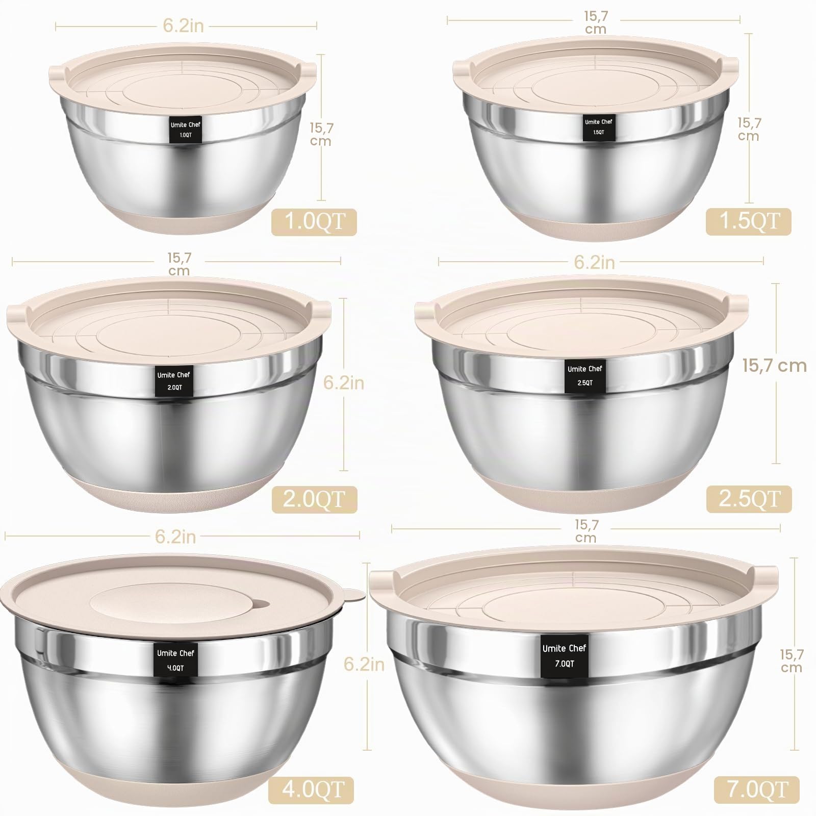 Umite Chef Mixing Bowls