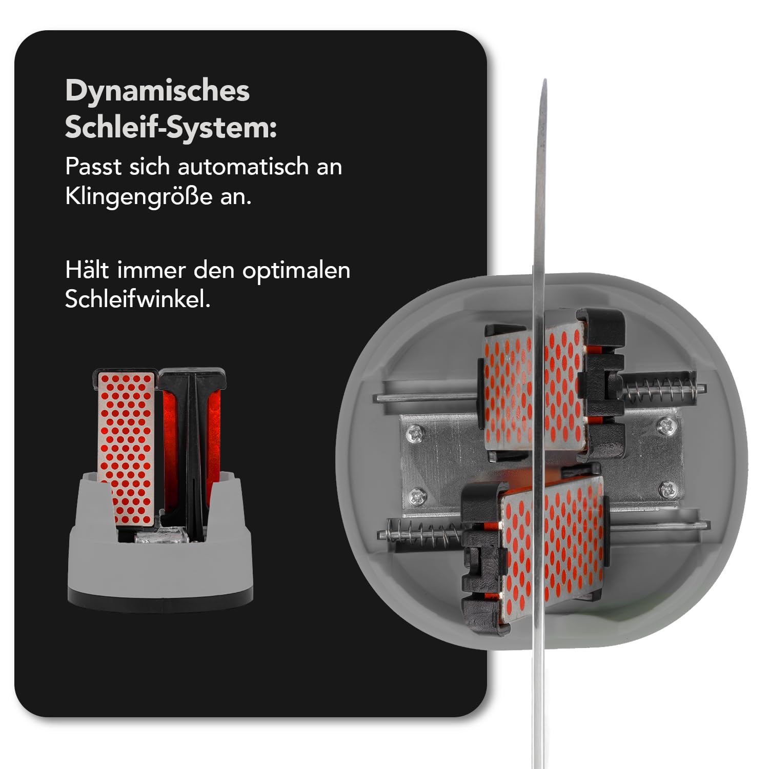 DMT SimpleSharp Classic Bundle Fein & Extrafein | Diamant Messerschärfer für rasiermesserscharfe Klingen mit perfektem Schleifwinkel | Schärft Messer beidseitig mit extraharten Diamant-Steinen