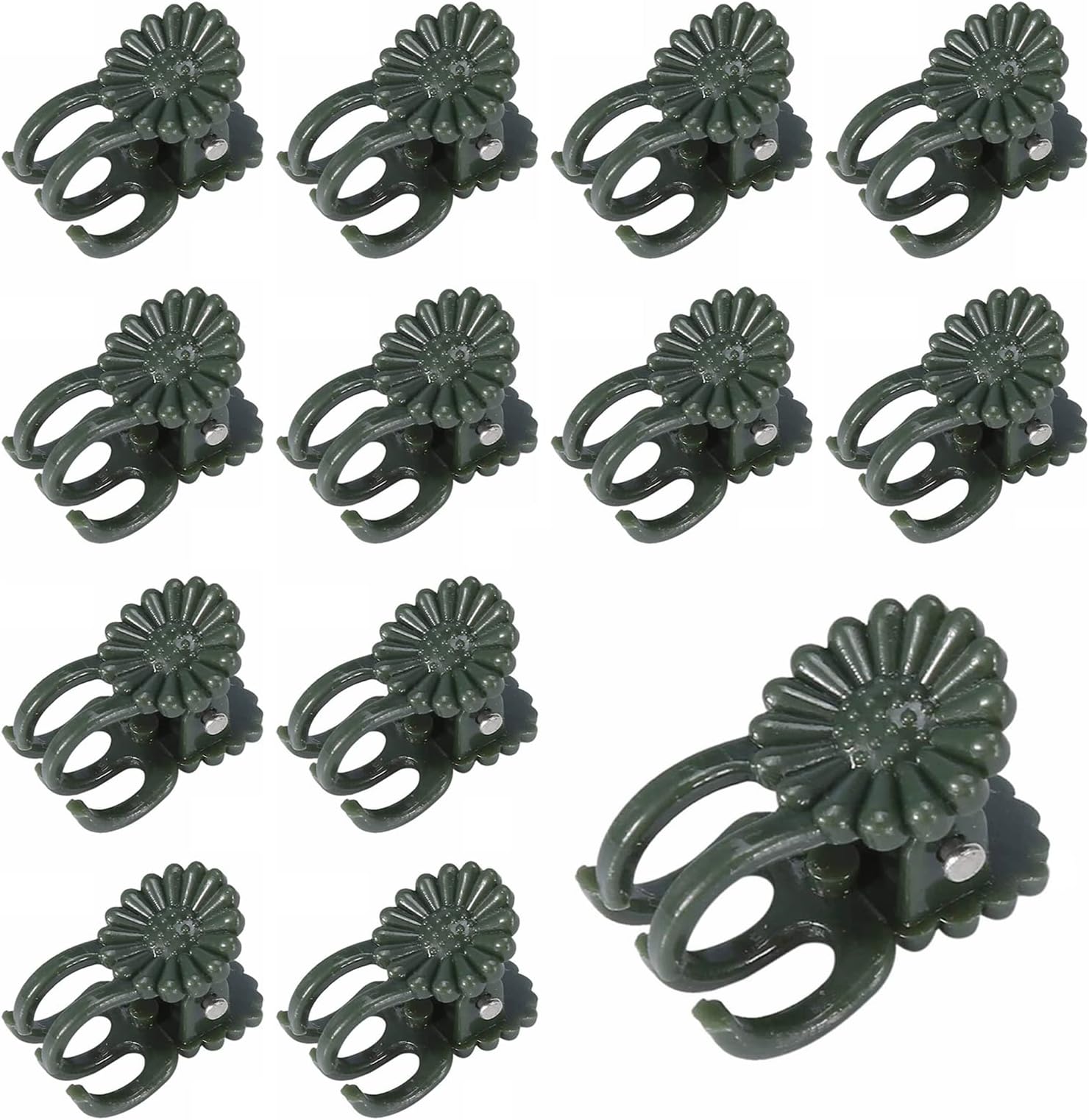 120 Stück Orchideen Clips Grün - Pflanzen Clips Für Ranken Und Stängel