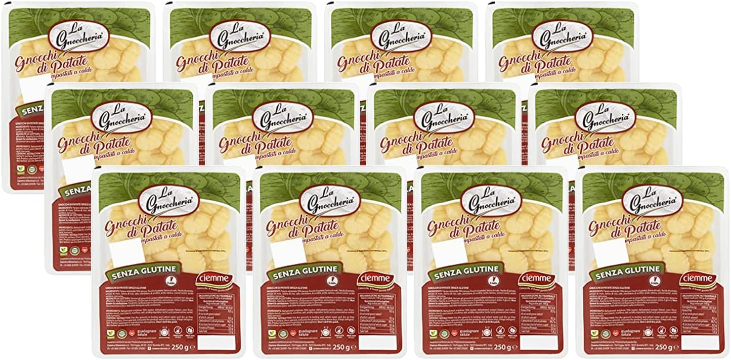 Ciemme La Gnoocheira Gluten Free Gnocchi 250g (Pack of 12)