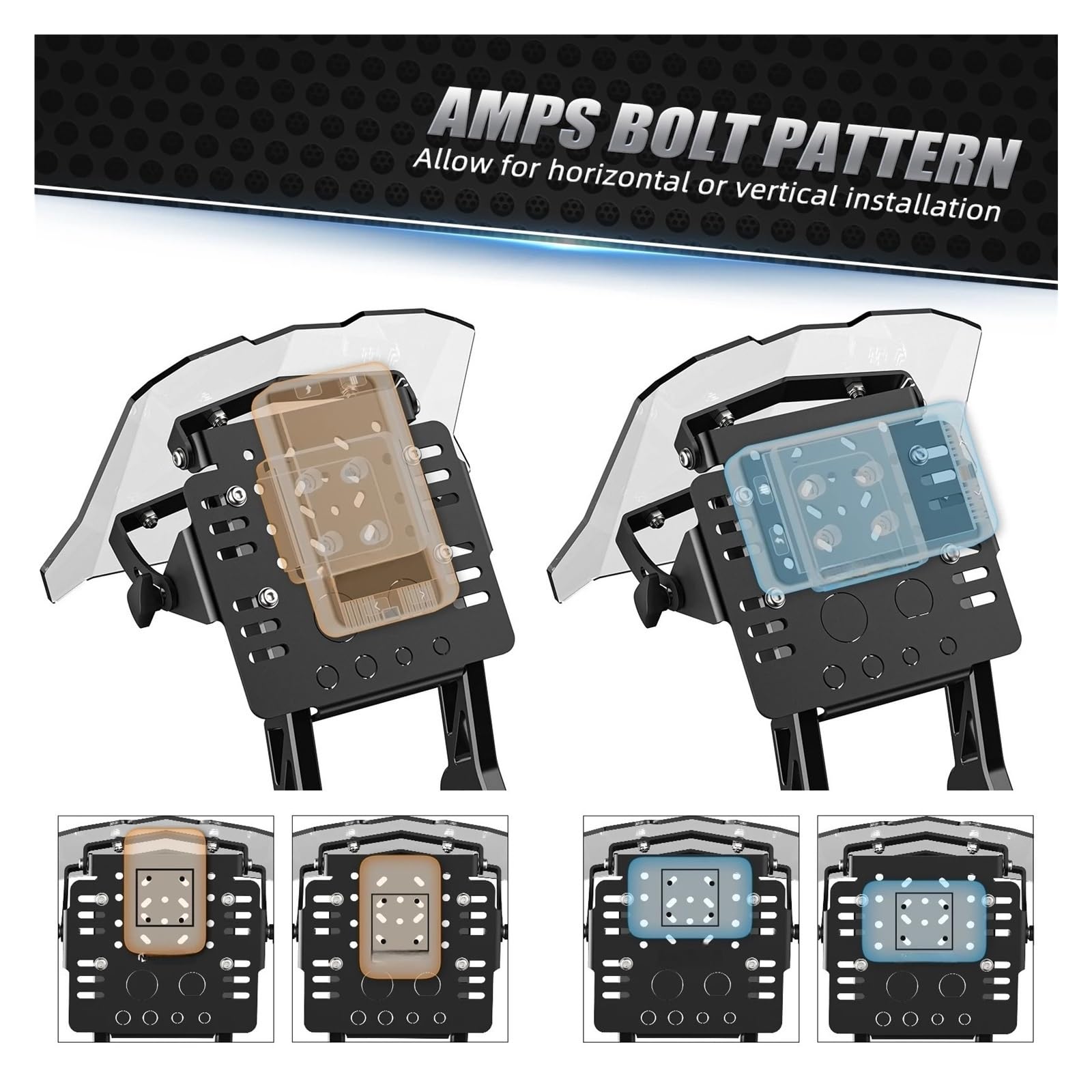 Soporte para teléfono de Moto Soporte de Montaje Universal para navegación GPS para, para Mini Kit carenado para Husqvarna