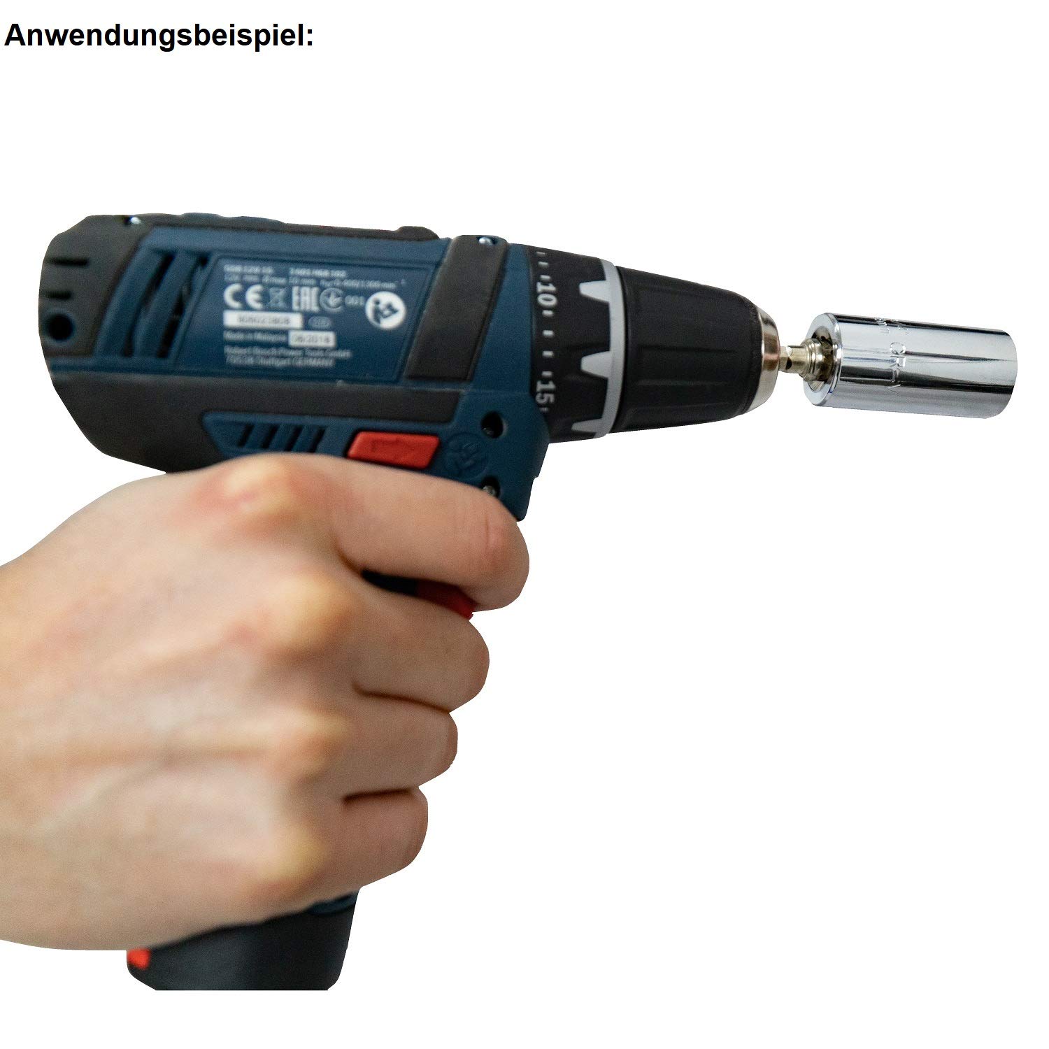 HRB Universal Steckschlüssel 7–19 Mm – Multinuss Mit Adapter, Perfekt Als Männergeschenk & Für Den Haushalt