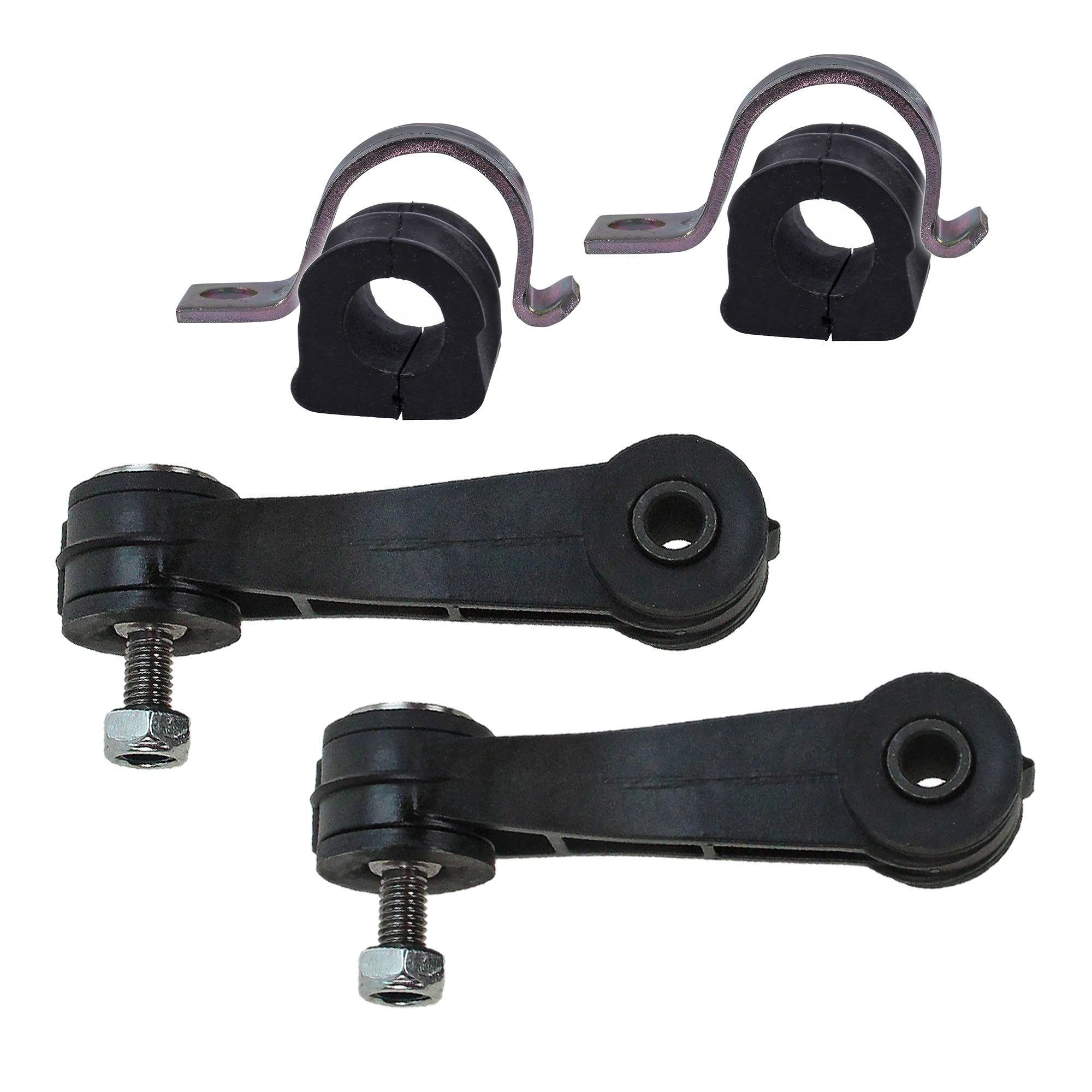 BESTPRICE 2x Koppelstange Pendelstütze vorne, Länge 105mm Kompatibel mit A udi A3 (8L1), SEAT LEON (1M1), TOLEDO II (1M2), SKODA OCTAVIA 1 (1U2) (1U5), VW BORA I (1J2) (1J6), Golf 4 (1J1) (1J5)