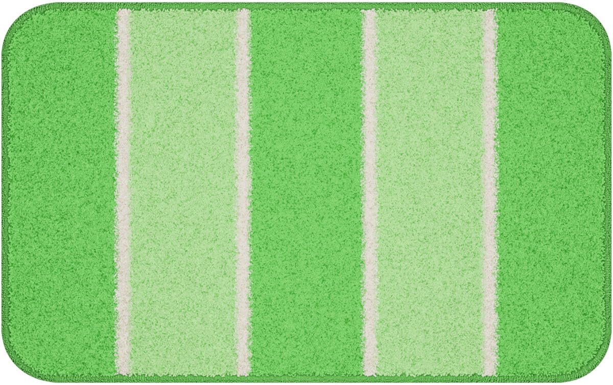 Tapis de bain vert 50x80cm WAYMORE tapis de douche absorbant et lavable pour sol de salle de bain