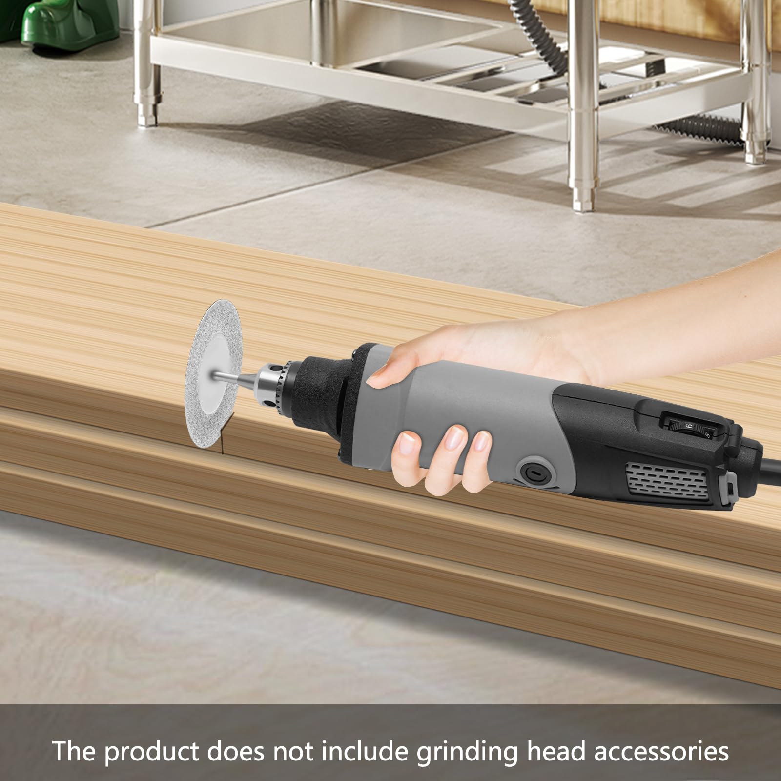Smerigliatrice elettrica dritta 400 W 220 V, 6 modalità velocità, piccola e leggera per incisione, taglio, levigatura, lucidatura e foratura