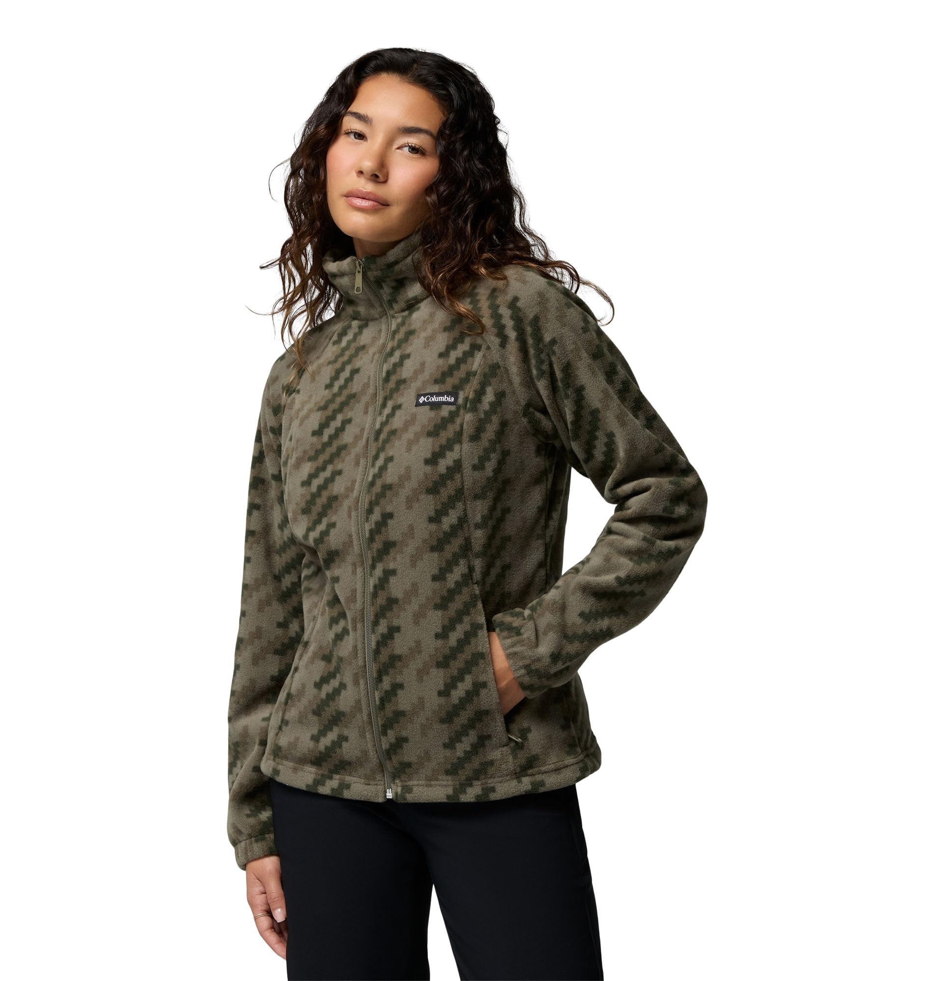 womens Benton Springs Printed Full Zip