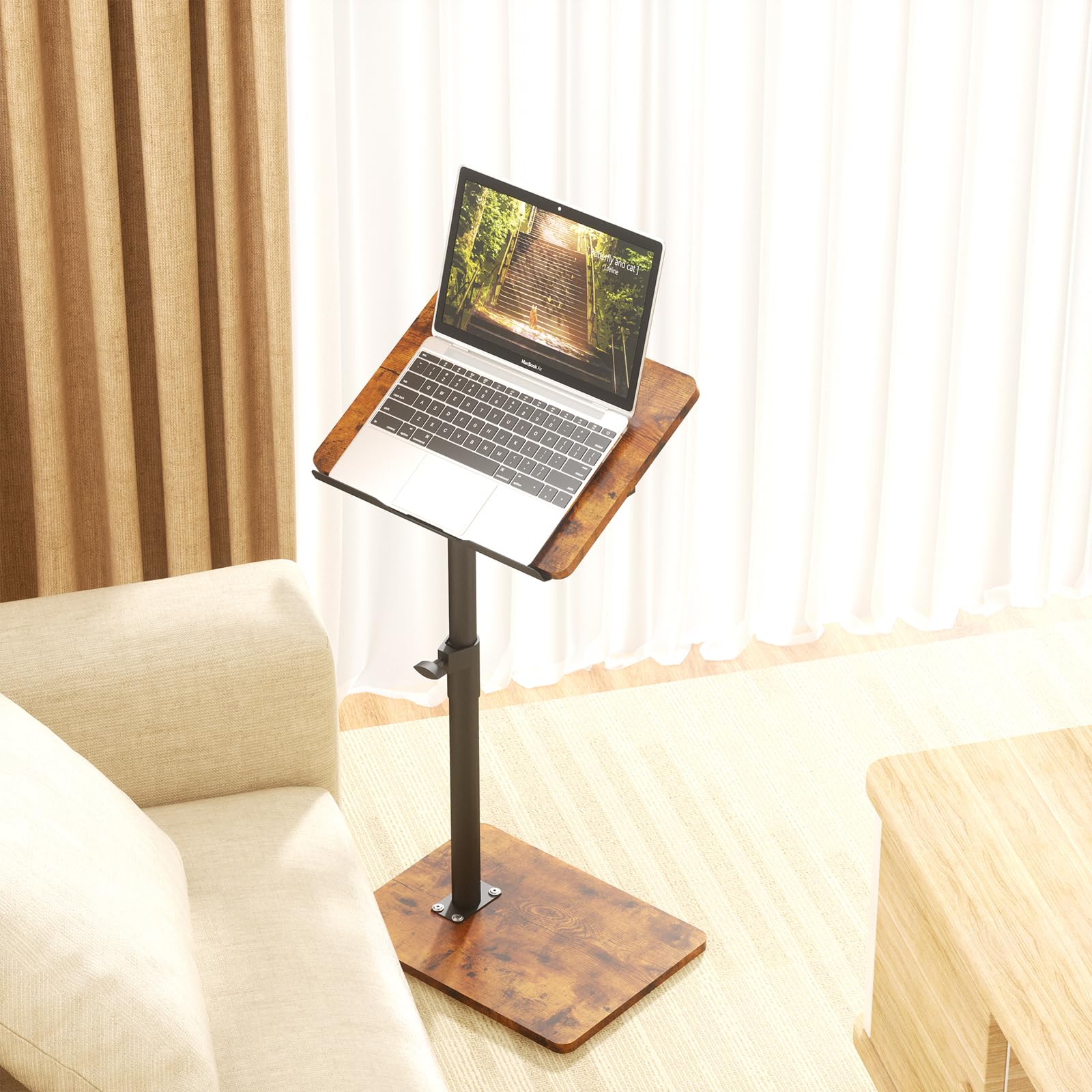 YUHFERA Plateau D'accoudoir De Canapé Pour Canapé – Pivote à 360° En