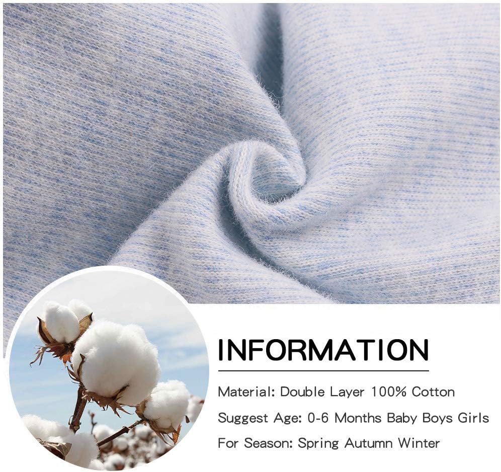 Original Cotton Newborn Hats for Girls Striped Preemie Baby Hats Bear Ears Infant Boys Beanies 0-6 Months - Image 5