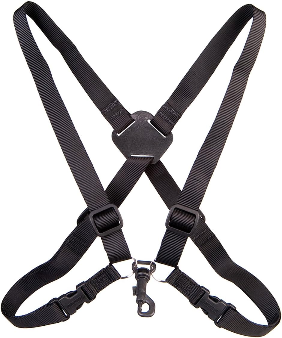 Neotech Simplicity Harness, Plastic Swivel Hook Bassoon Strap (4501162),Black