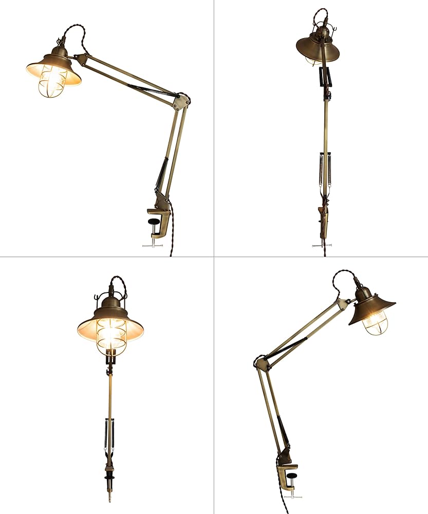 オシャレなデザインのクランプライト 楽天市場】【Ampoule】 クランプライト 照明 おしゃれ デスク