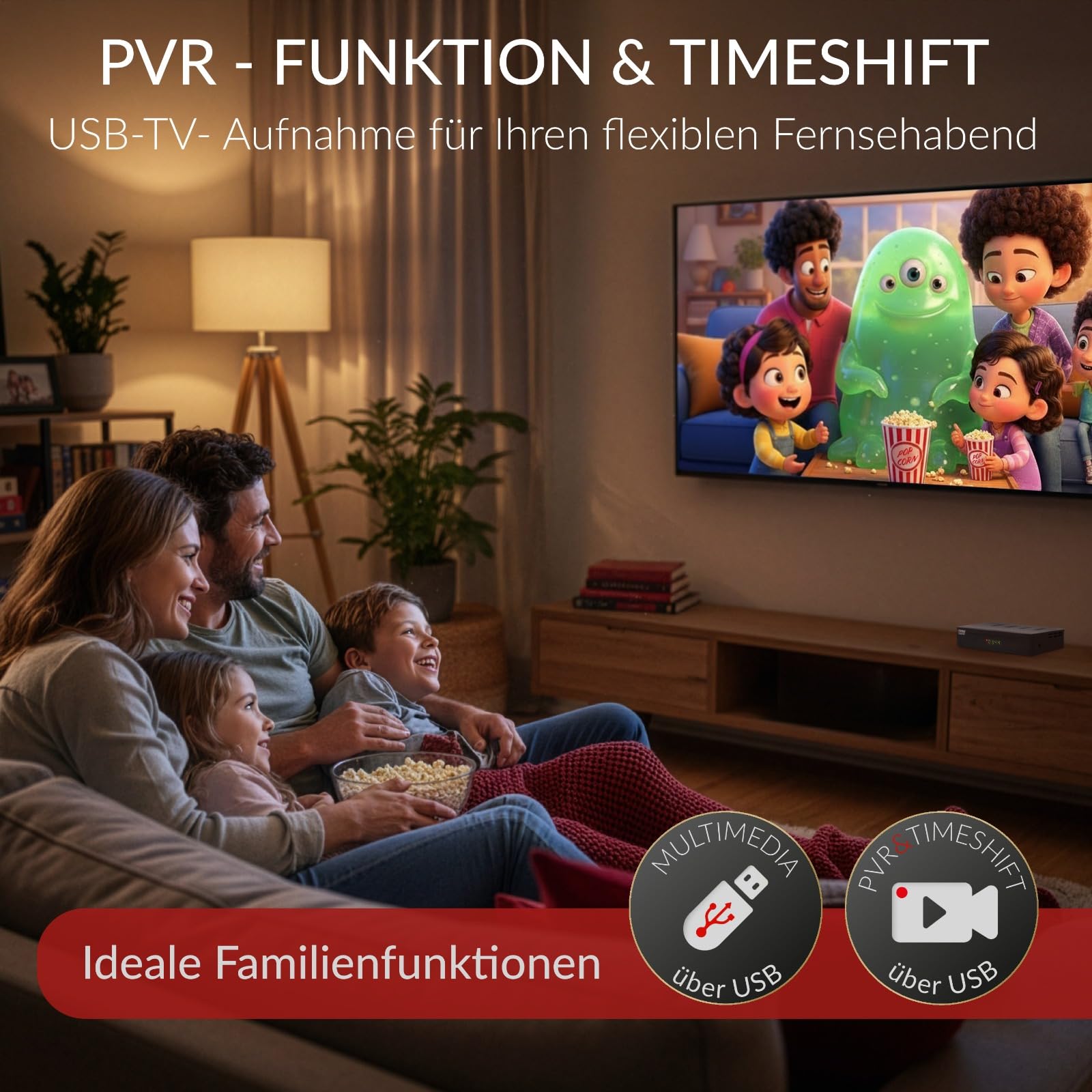 Opticum C200 Full HD DVB-C Kabel Receiver mit PVR Aufnahmefunktion HDMI SCART USB