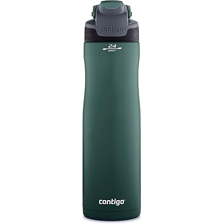 Contigo AUTOSEAL Chill Stainless Steel Water Bottle, Chard