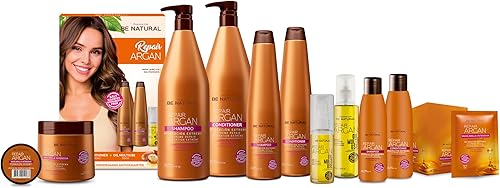 Miniatura 3 de PLACENTA LIFE BE NATURAL REPAIR Máscara de ARGAN con aceite de argán para cabello dañado - Reparación total, cabello brillante (350 gr/ 12.35 oz),