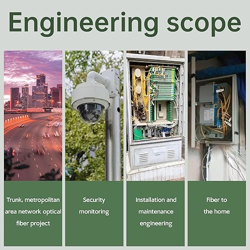 Miniatura 6 de DFBRUZZ Empalmador de fusión de fibra Enfoque automático A9 FTTH Kit de empalmador de fusión de fibra óptica de 4.3 pulgadas Pantalla LCD digital