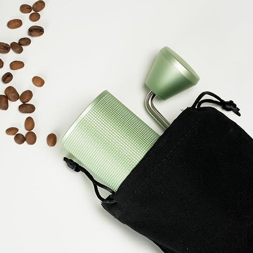 Miniatura 7 de TIMEMORE Molinillo de café manual CNC de acero inoxidable con capacidad de 0.71 oz, castaño C3S, ajuste interno externo ajustable, doble