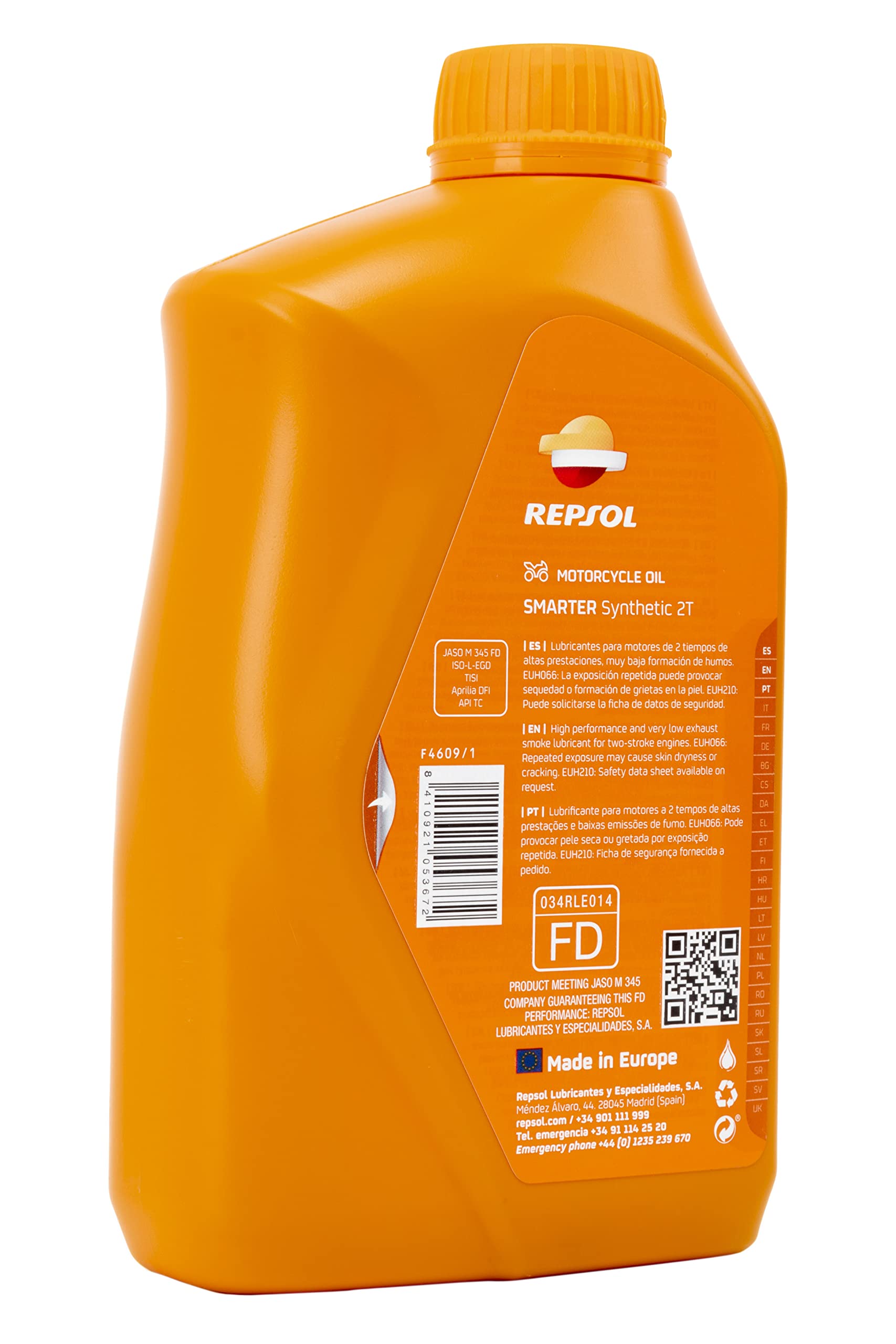 REPSOL Olio motore SMARTER Olio minerale 1 L