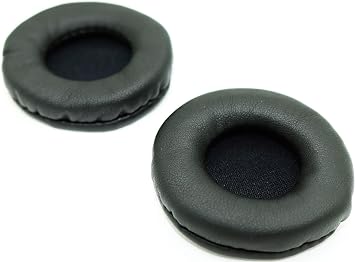 H650e Leatherette Ear Pads by AvimaBasics | Replacement Premium Earpads Cushion Ear Cover Spare Parts for Logitech H650e H570e H820e Wireless Stereo USB PC Headsets 1 Pack
