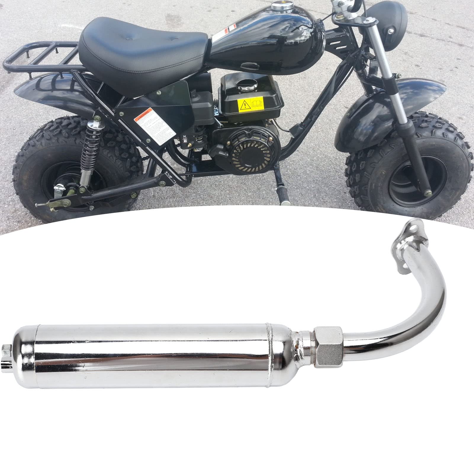 Auspuffrohr für 49-80 Cc 2-Takt Fahrradmotor