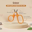 LuvLap 4 in 1 Baby Grooming Set with Cute Case, Baby Manicure Set with Nail Scissors, Nail Clipper, Nail File & Tweezers, Grooming Kit for New Born & Toddler, BPA Free, Compact & Easy to Carry, 0m+ gallery image