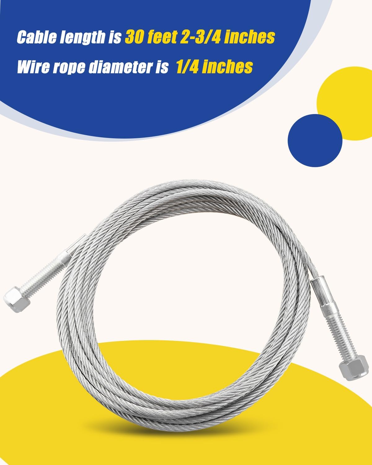 N33 Equalizer Cables Fit for Rotary SPOA-9 Lift Model SPOA9-100 SPOA9-200 SPOA9-300 SPOA9-400, Replace BH-7500-41, Set of 2