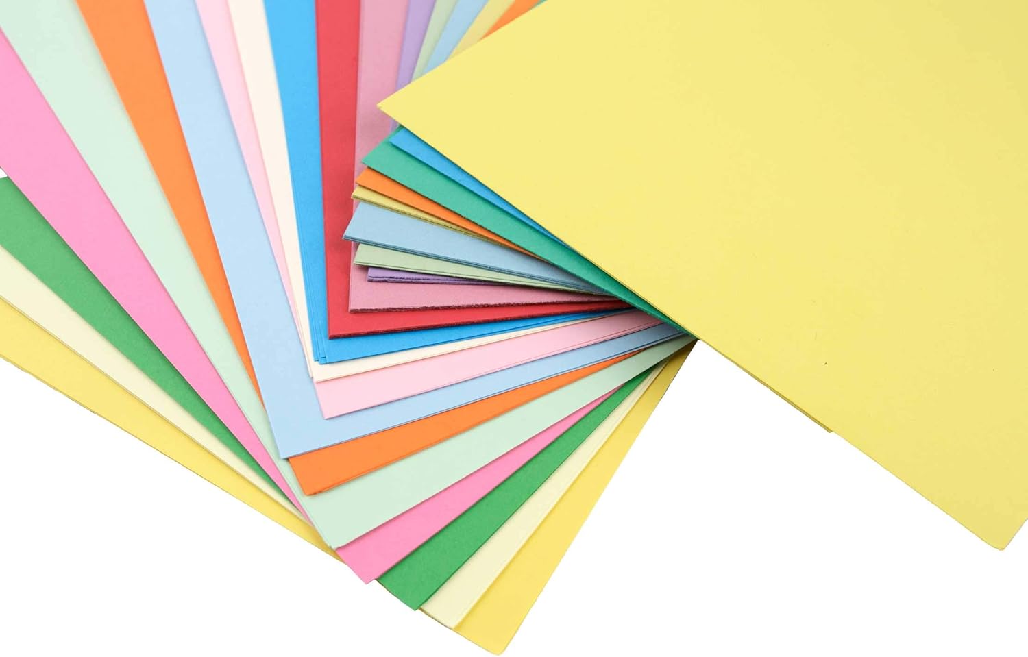 House of Card & Paper A4 Summer Seasons Coloured Card and Paper - Assorted (Pack of 100 Sheets)