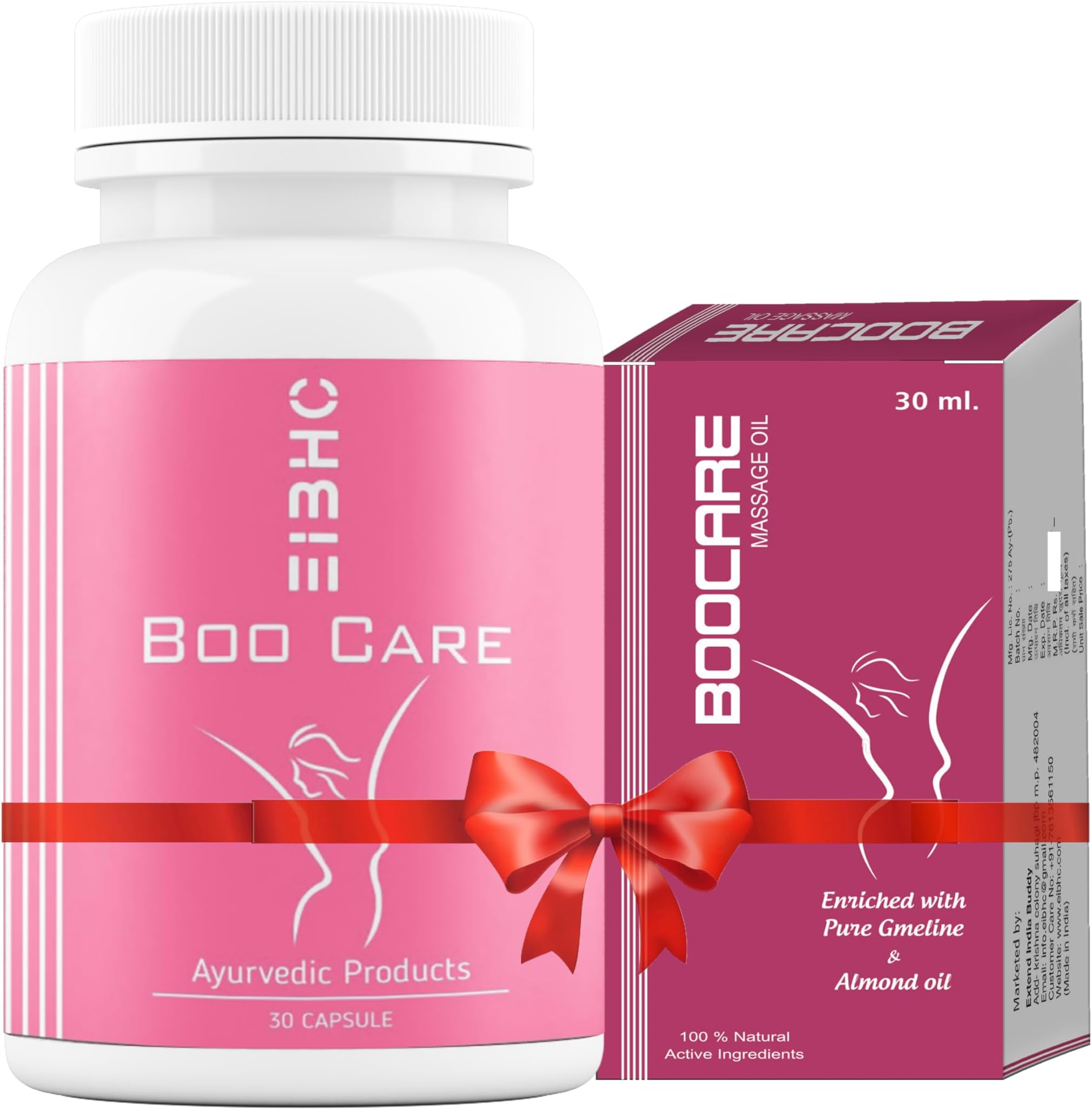 EIBHC Ayurvedic Boocare Massage oil 30ml and Capsule (30NOS) for Women