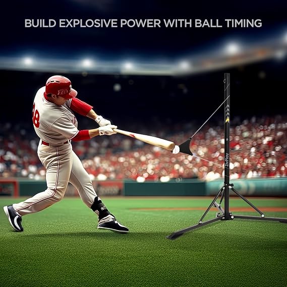 ZivPlay Baseball Hitting Trainer Baseball Swing Trainer Softball and Baseball Training Equipment for Batting Practice